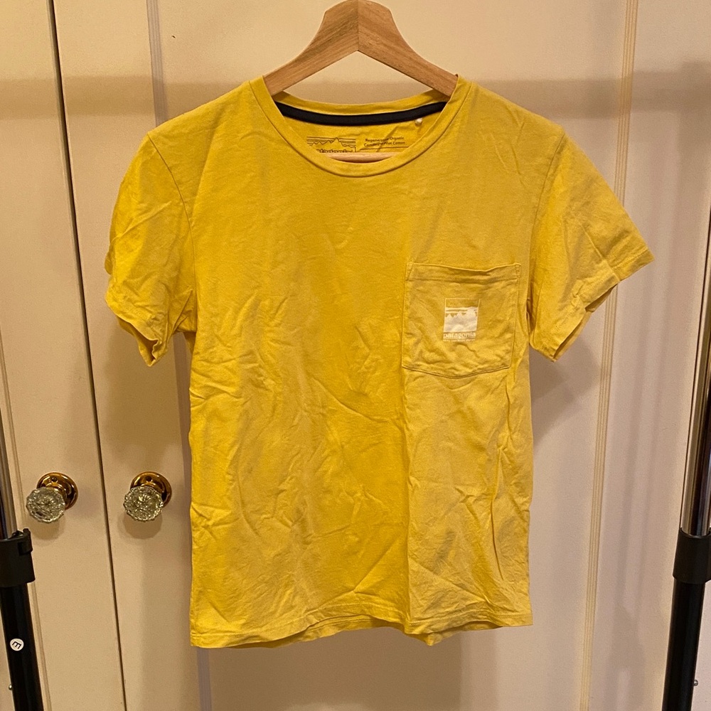 Patagonia Yellow Short Sleeve Women’s Tee